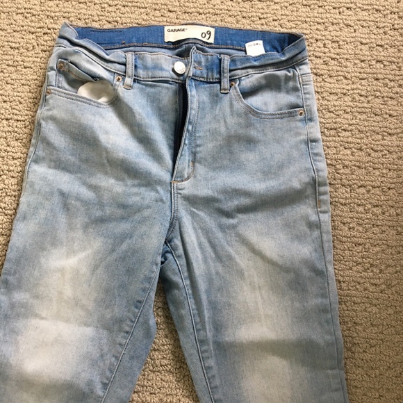 High waisted light wash skinny jeans - Picture 2 of 4